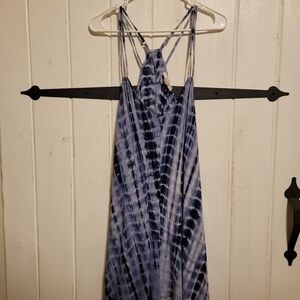 Lovestitch Dress Tie Dye Boho Strappy Midi Festival Beach Summer Size Small